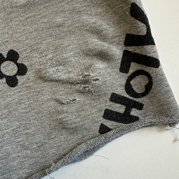 Little Chiefs of Hawaii Aloha Print Kids Jogger shorts in Gray - Picture 6 of 6